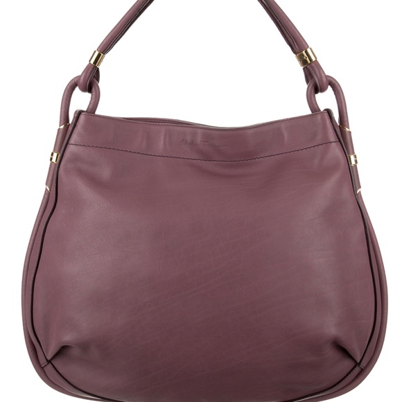 Salvatore Ferragamo Hobo Lavender Handbag Authentic Pristine Condition - Picture 1 of 11